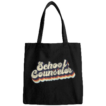 Discover School Counselor Retro Vintage Bags