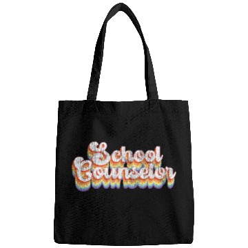 Discover School Counselor Retro Vintage Bags