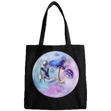 Discover Astronaut with mushrooms Bags