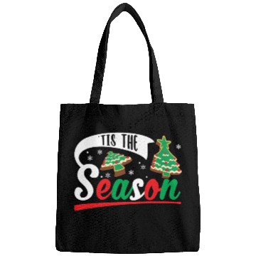 Discover Tis The Season Christmas Cakes Retro Xmas Pajamas Bags