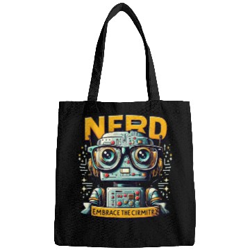 Discover NERD EMBRACE THE CIRMITRY Bags