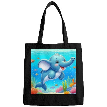 Discover The elephant-dolphin Bags