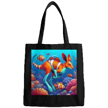 Discover The kangaroo-clown fish Bags