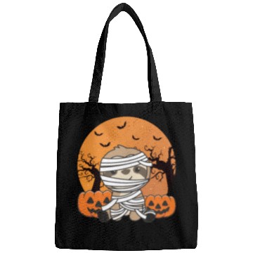 Discover Sloth Mummy Pumpkin Sloths Happy Halloween Bags