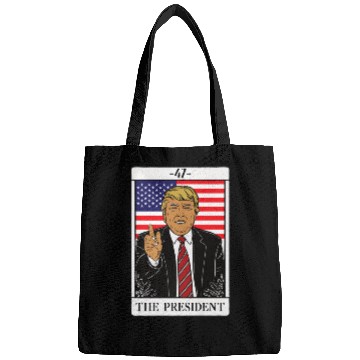 Discover Trump 2024 The President Tarot Card 47 Premium Bags