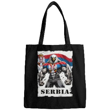 Discover Serbia Eagle Bodybuilding Design Bags