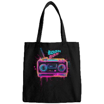 Discover boombox 80s music Bags