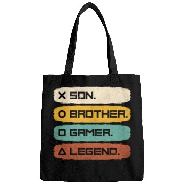 Discover Son Brother Gamer Legend Bags