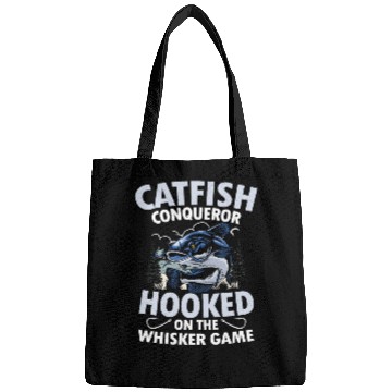 Discover Catfish Conqueror Hooked On The Whisker Game Bags