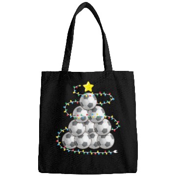 Discover Soccer Christmas Tree Xmas Player Coach Fan Bags