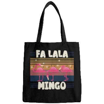 Discover Candy Cane Flamingoes Fa La La MINGO Flamingo Bags