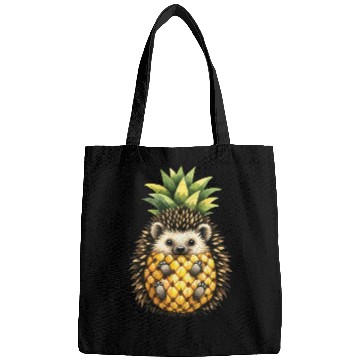 Discover Spiky Pineapple Fruit Lover Funny Design Bags