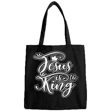 Discover Jesus Is King Love Jesus Christian Christmas Bags
