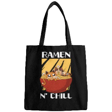 Discover Cute Kawaii Cat Ramen Bowl Japanese Noodle Soup Bags
