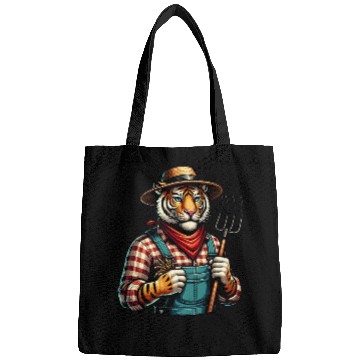 Discover Cute Tiger Farmer Bags