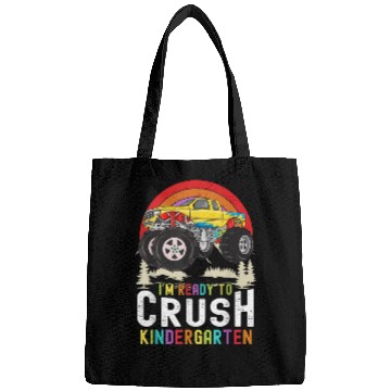 Discover I m Ready To Crush Kindergarten Monster Truck Back Bags