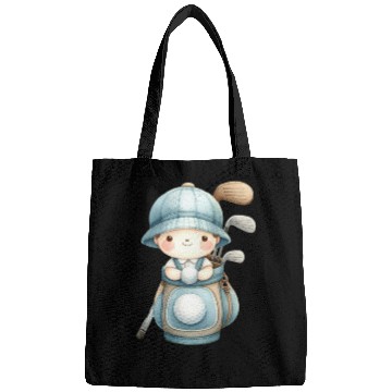 Discover Boy with a Golf Bag Bags