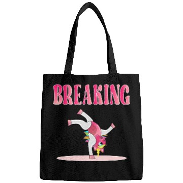 Discover BREAKING DANCE UNICORN Bags