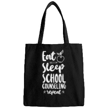 Discover School Counselor Eat Sleep School Bags