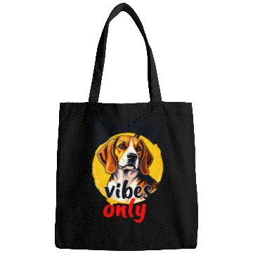 Discover beagle vibes only Bags