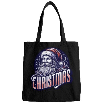 Discover Santa Claus Typography: A Festive Vector Design Bags