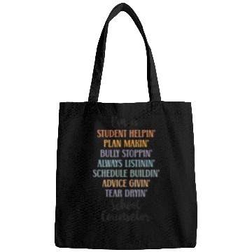 Discover School Counselor I'm A Student Bags