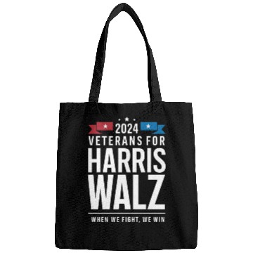 Discover Veterans For Harris Walz 2024 Presidential Bags