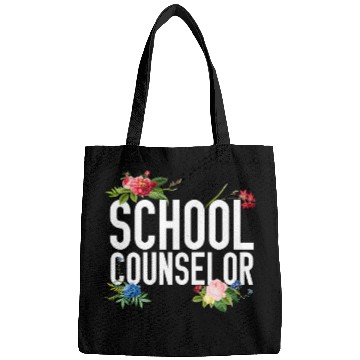 Discover School Counselor Flower Floral Bags