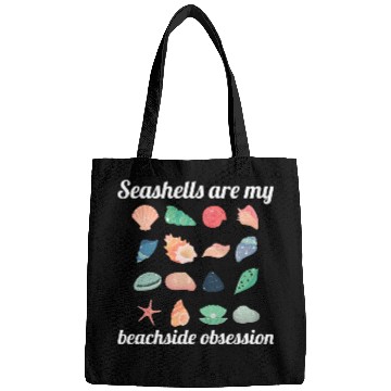 Discover Seashells Collector Beachcomber Sea Shell Ocean Bags