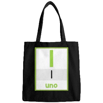 Discover Spanish numbers Uno Bags