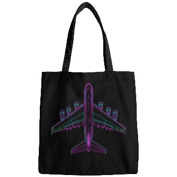 Discover Aircraft Drawing 80s Look Bags