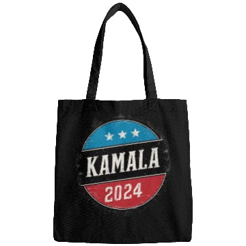 Discover Kamala Harris 2024 Retro Button Election Bags