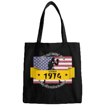 Discover 50th birthday Alive and kickin since 10/1974 Bags