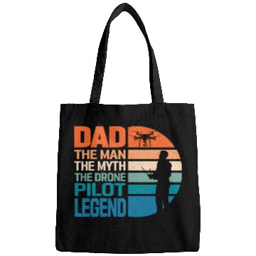 Discover Dad The Man The Drone Pilot Legend RC Flight Quadc Bags