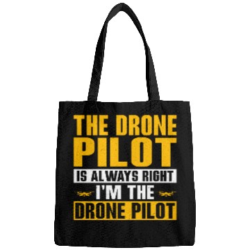 Discover The Drone Pilot Is Always Right Quadcopter RC Flig Bags