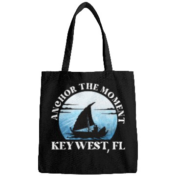 Discover Florida ANCHOR THE MOMENT KEY-WEST, FL Vintage Bags