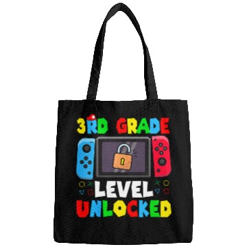 Discover 3rd Grade Level Unlocked Back to School First Day Bags