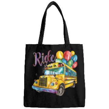 Discover "Back-to-School Ride: Colorful School Bus" Bags
