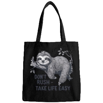 Discover Relaxing Sloth - Take Life Easy Bags