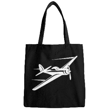 Discover Propeller Aircraft Sketch Bags