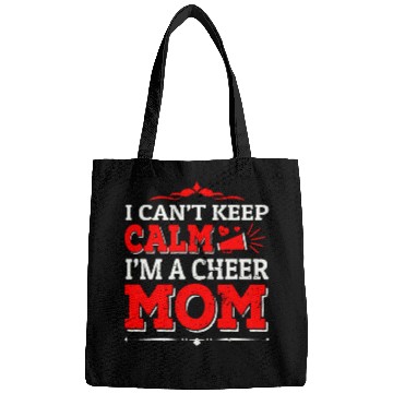 Discover Keep Calm Cheer Mom Cheerleading Mother's Day Bags