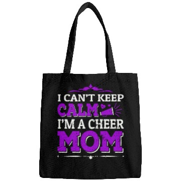 Discover Keep Calm Cheer Mom Cheerleading Mother's Day Bags
