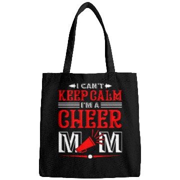 Discover Keep Calm Cheer Mom Cheerleading Mother's Day Bags