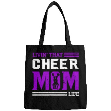 Discover Living Cheer Mom Life Cheerleading Mother's Day Bags