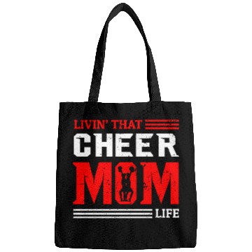 Discover Living Cheer Mom Life Cheerleading Mother's Day Bags