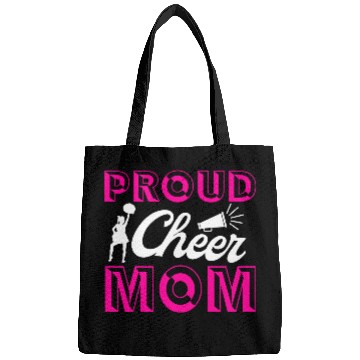 Discover Proud Cheer Mom Cheerleading Mommy Mother's Day Bags