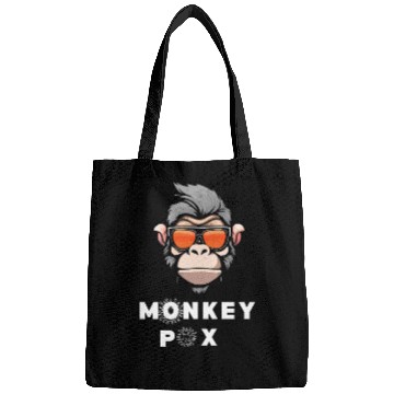 Discover funny monkey pox Bags