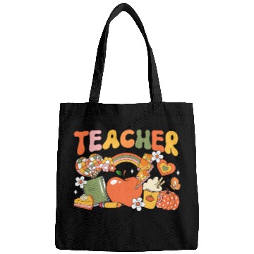 Discover Teacher Fall Autumn Pumpkin Thanksgiving Thankful Bags