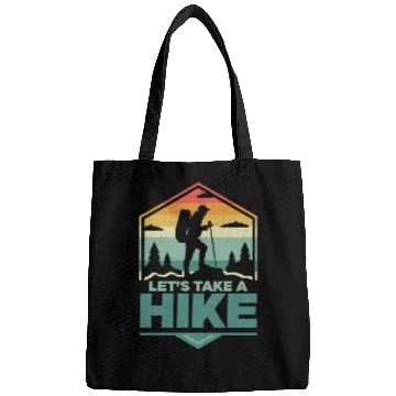 Discover Let's Take A Hike Hiking Hiker Bags