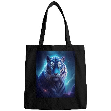 Discover Blue Fantasy Tiger Bags